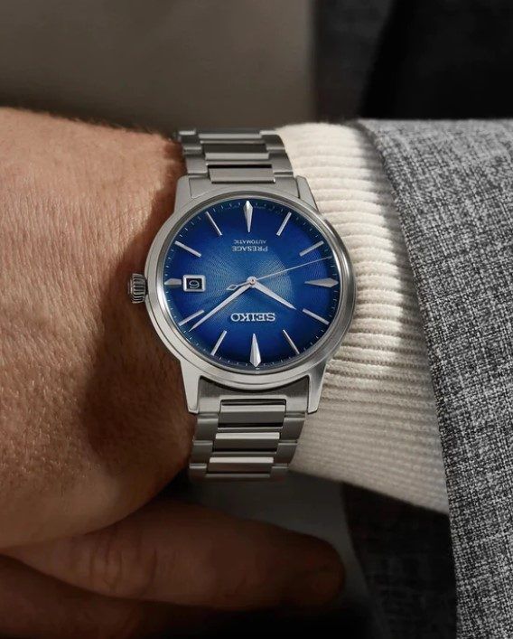 Orologio automatico SEIKO Presage Cocktail Aviation Blue