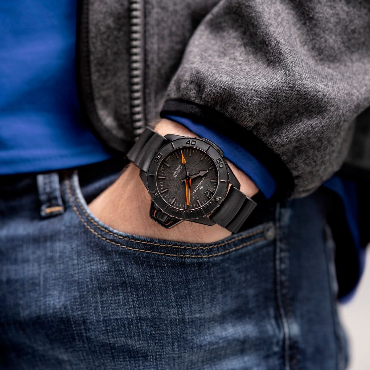 Orologio automatico HAMILTON KHAKI FROGMAN AUTO