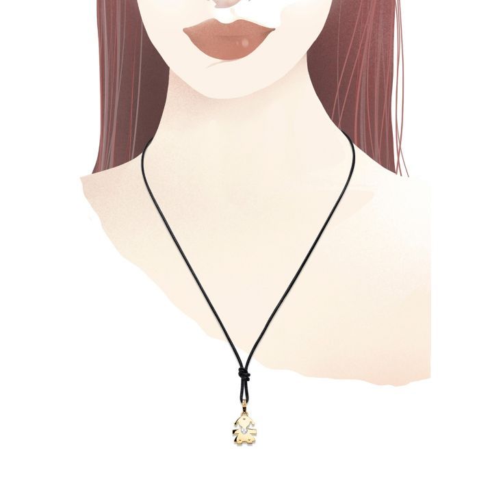 Ciondolo Bimba Oro Giallo e Diamanti LEBEBE&