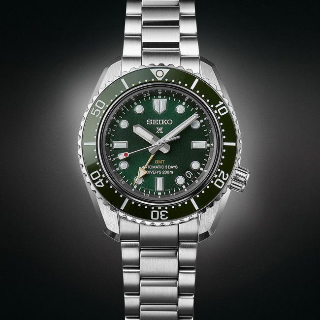 Orologio automatico SEIKO PROSPEX MARINE GREEN GMT