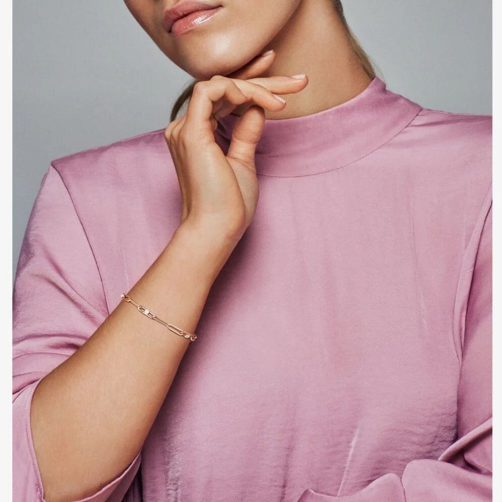 Bracciale Pandora a Catena con Pietre