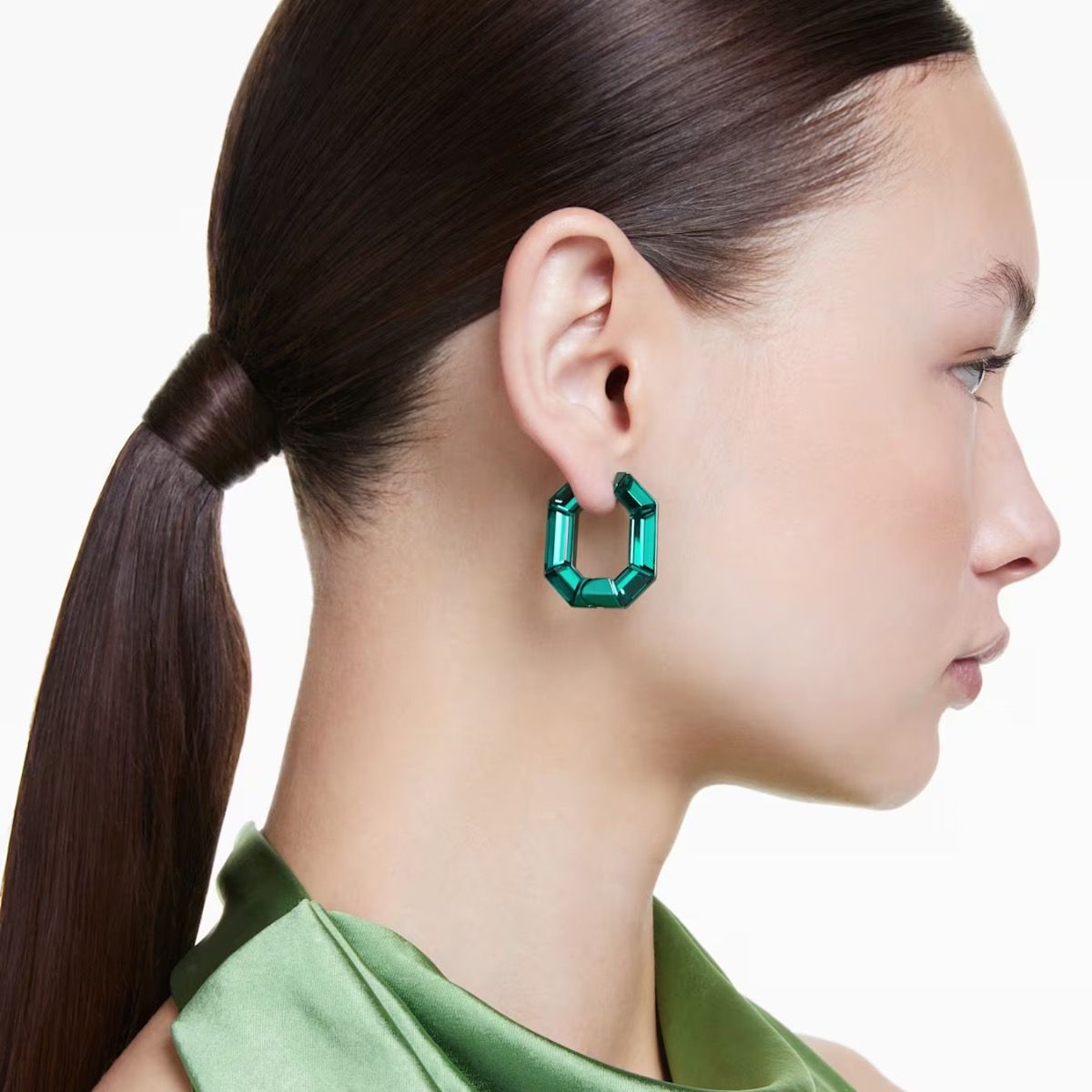 Orecchini a cerchio Lucent Swarovski