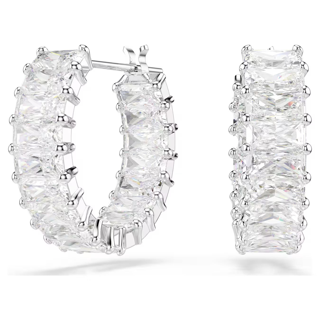 Orecchini CERCHIO MATRIX BAGUETTE Swarovski