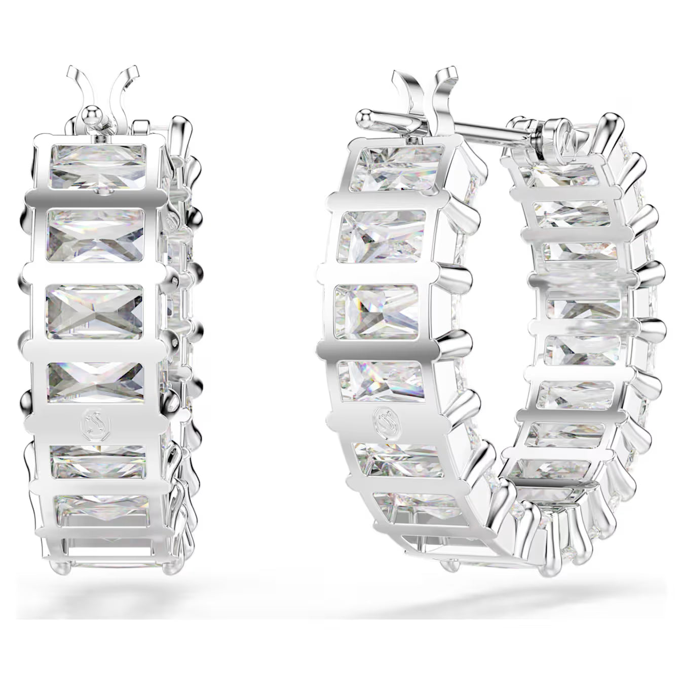 Orecchini CERCHIO MATRIX BAGUETTE Swarovski