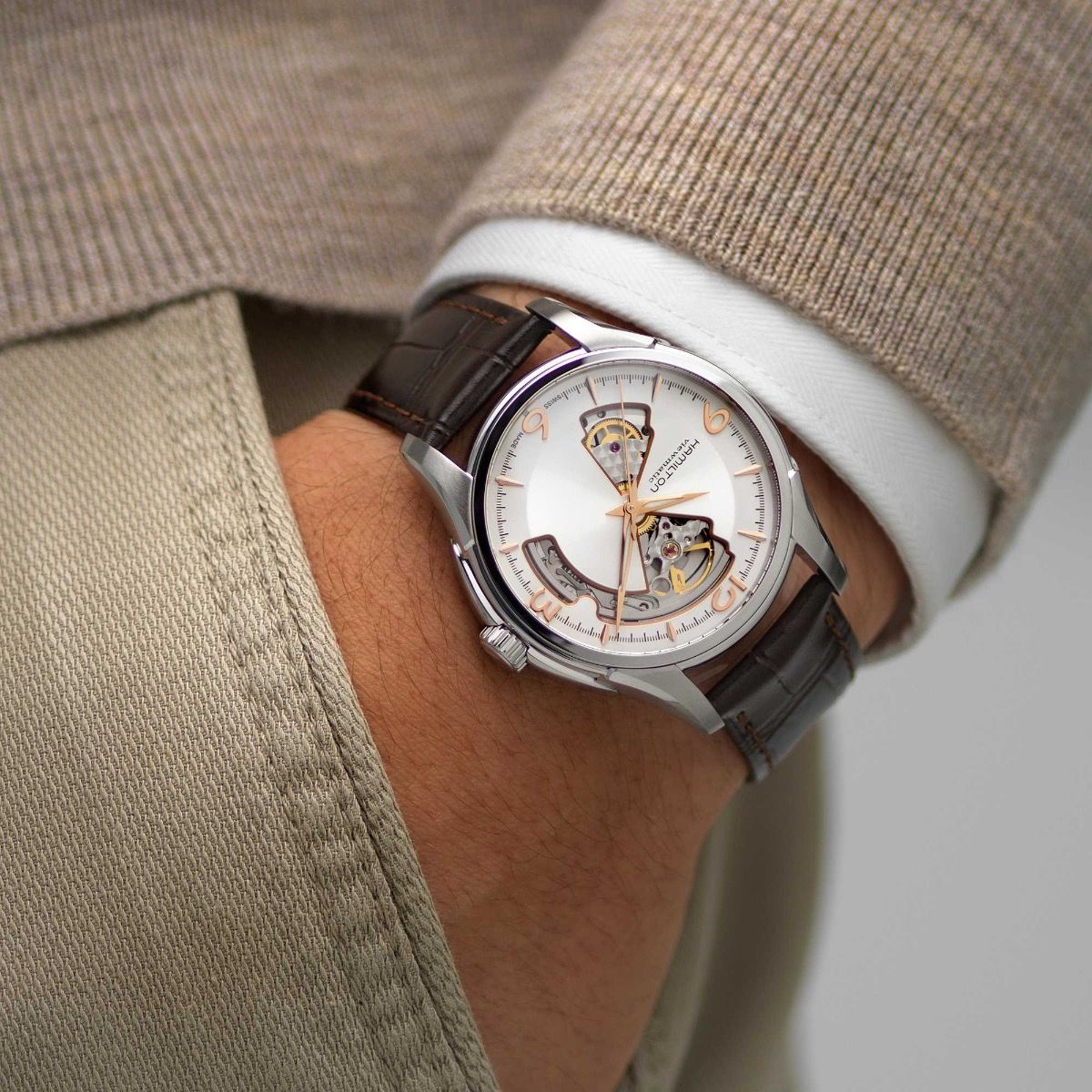 Orologio automatico HAMILTON JAZZMASTER OPEN HEART