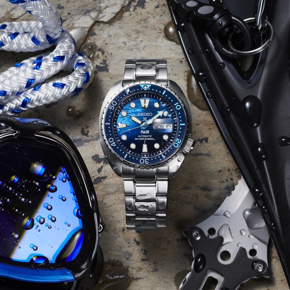 Orologio automatico SEIKO TURTLE PADI "THE GREAT BLUE"