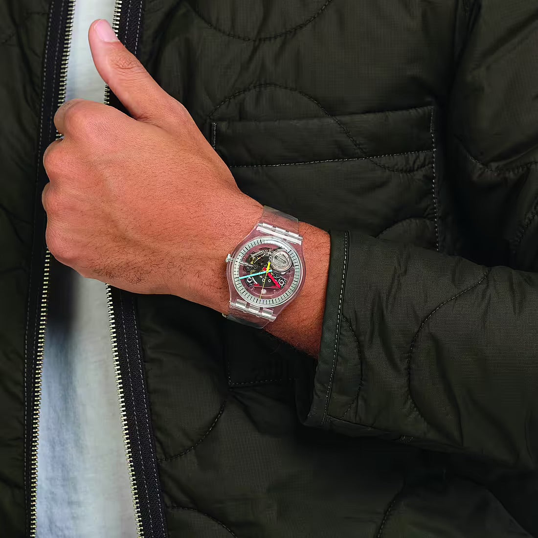 Orologio CLEARLY NEW GENT Swatch