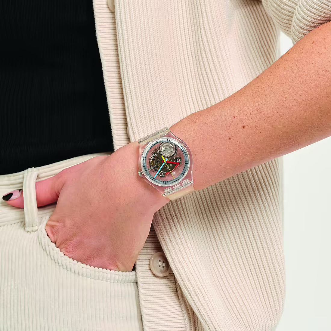 Orologio CLEARLY NEW GENT Swatch