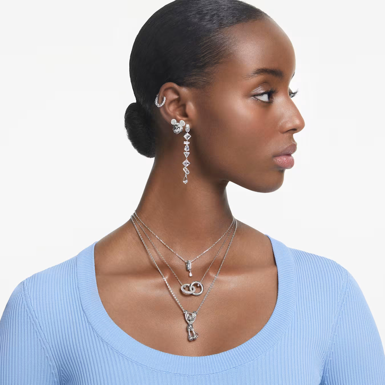 Collana Donna ANELLO CONCATENATO DEXTERA Swarovski
