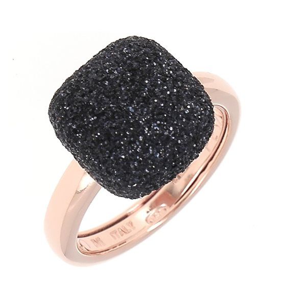 Anello TOPPA POLVERE DI SOGNI NERA  Pesavento