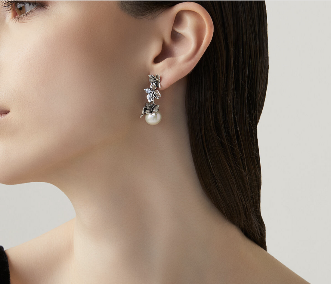 Orecchini Drops Farfalle GIOVANNI RASPINI