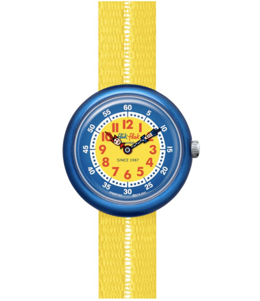 Orologio FLIK FLAK Retro Yellow