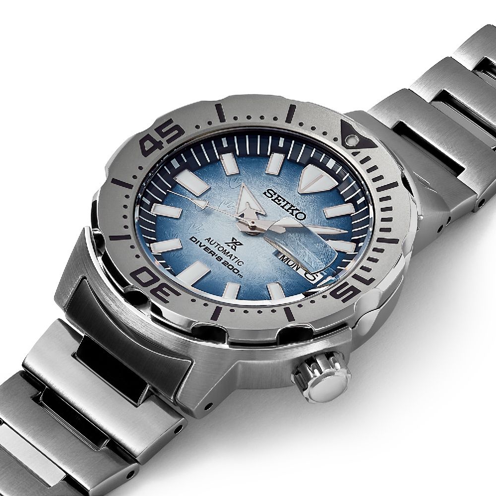 Orologio automatico SEIKO Prospex Monster Save The Ocean Blu