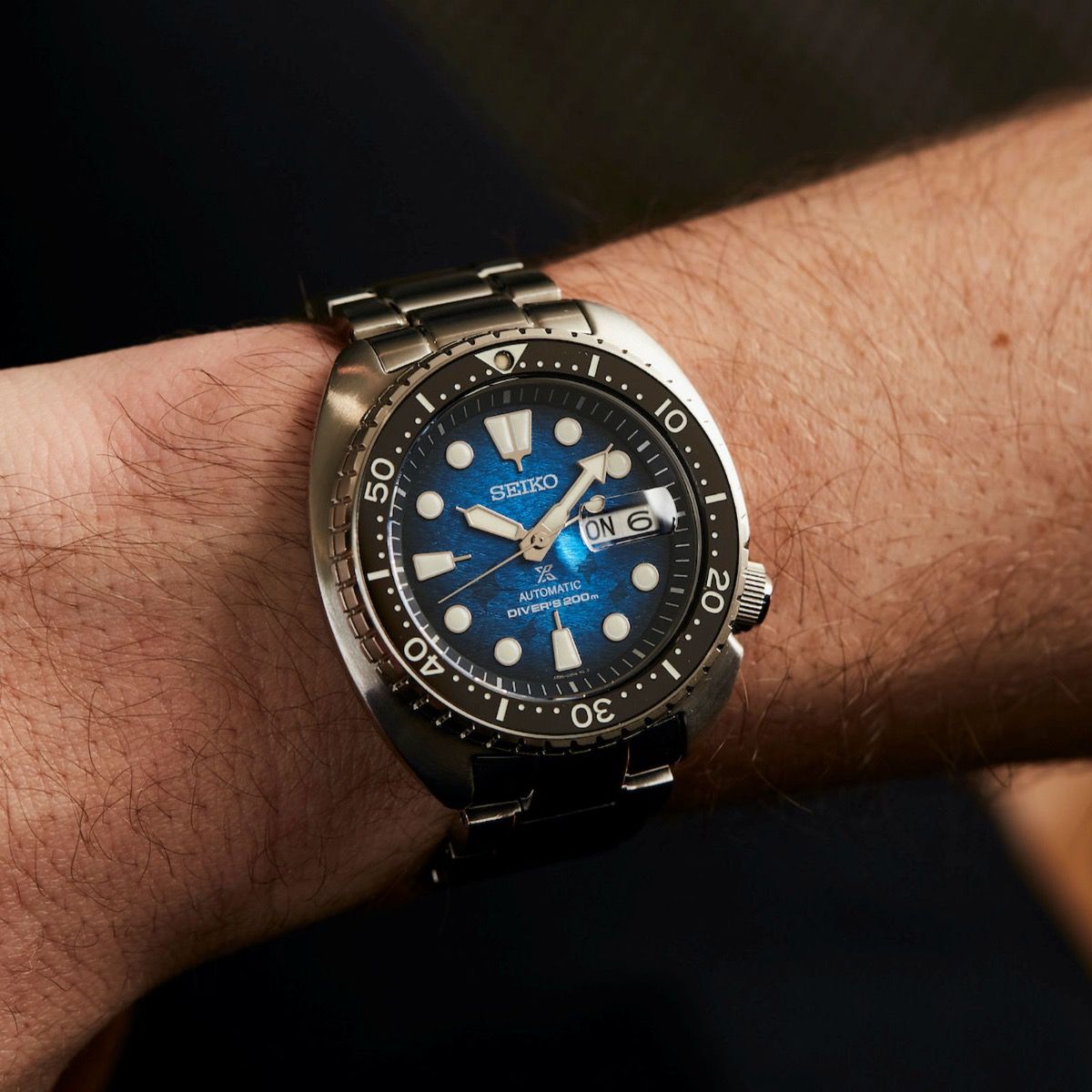 Orologio automatico SEIKO Prospex Turtle Save The Ocean MANTA RAY