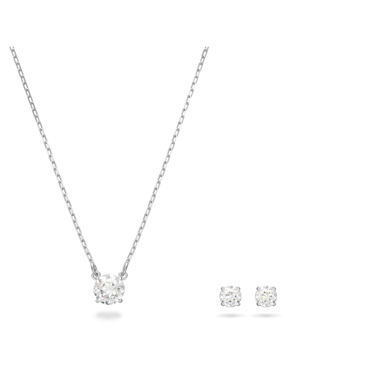 Set Attract collana e orecchini punto luce SWAROVSKI