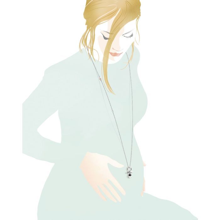 Collana Suonamore Argento Con Diamantino