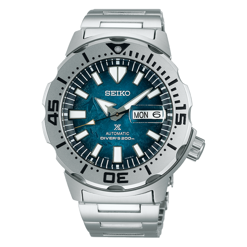 Orologio automatico SEIKO Prospex Monster Save The Ocean Blu