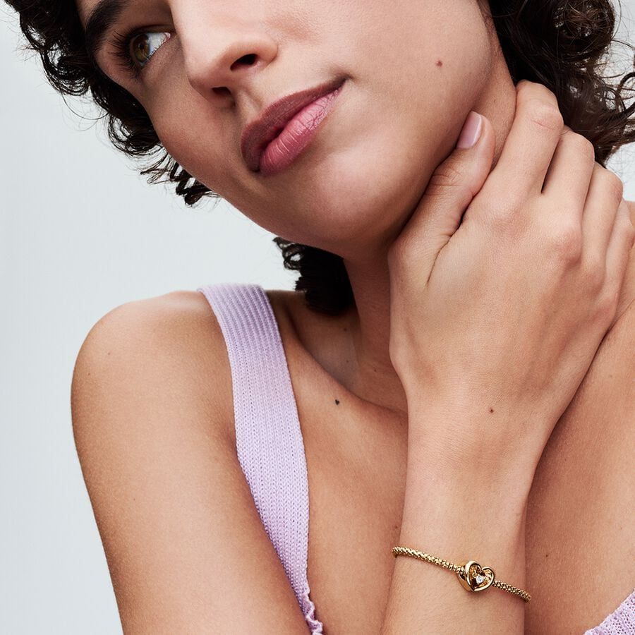 Charm CUORE SPLENDENTE con PIETRA Pandora 762493C01