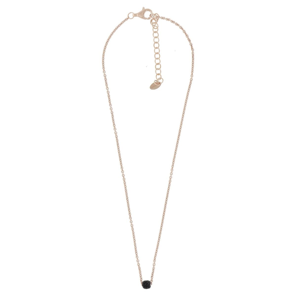 Collana CUBETTO POLVERE NERO Pesavento