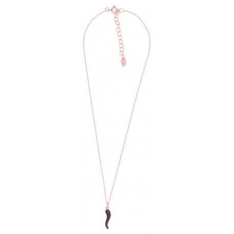 Collana CORNETTO POLVERE MARRONE Pesavento