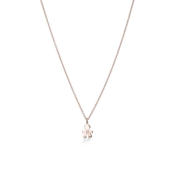 Collana Bimbo Oro Rosa E Diamante LEBEBE'