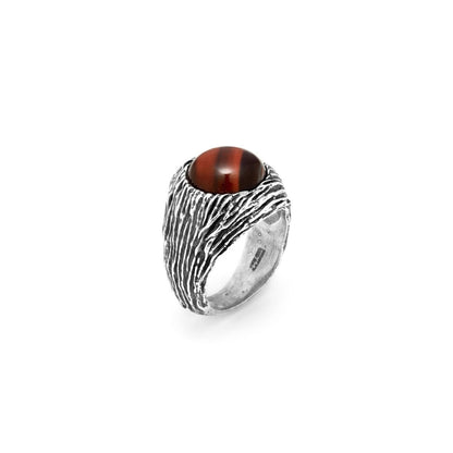Anello Graffiato Occhio Di Toro GIOVANNI RASPINI