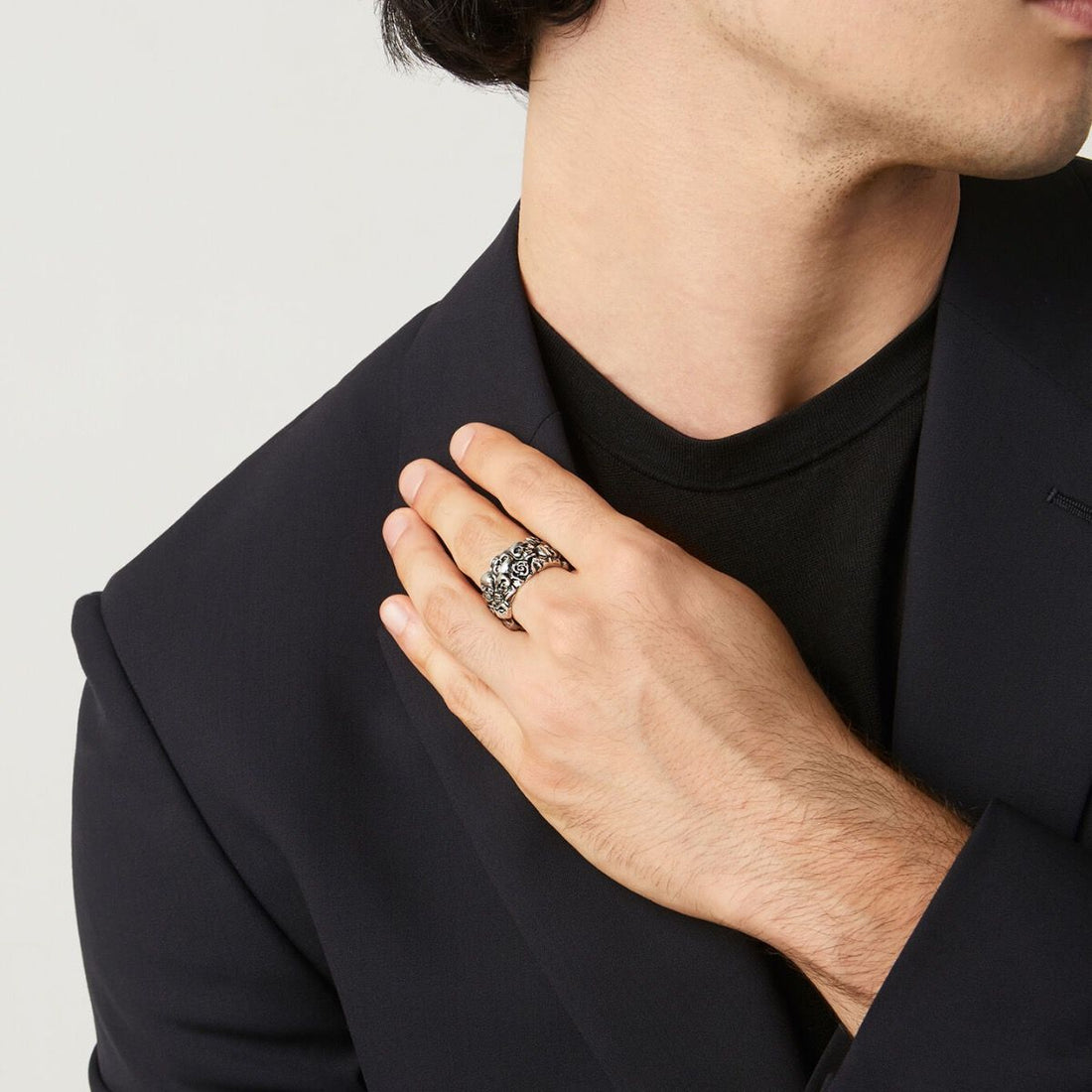 Anello Teschi e Rose RASPINI