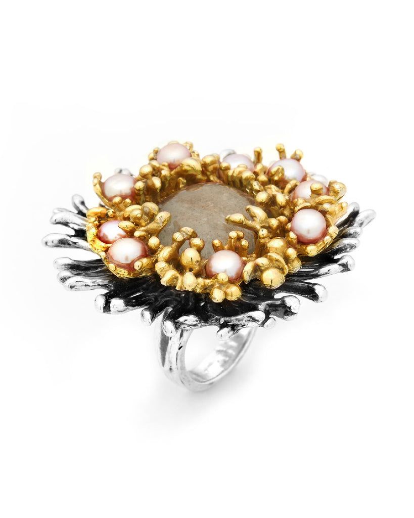 Anello GIOVANNI RASPINI Floral Jungle African Blooming Protea