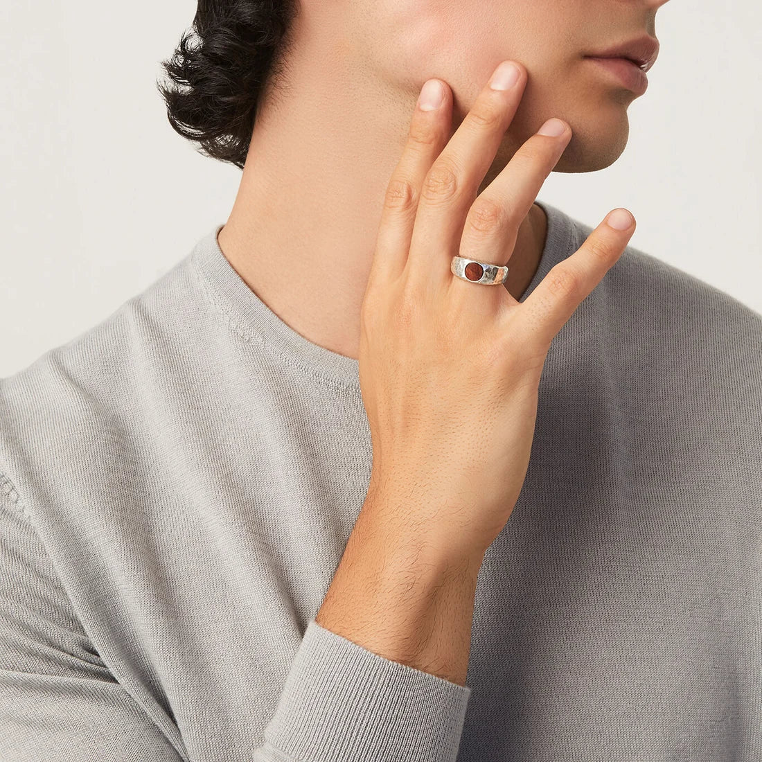 Anello MARTELLATO OCCHIO DI TORO Giovanni Raspini