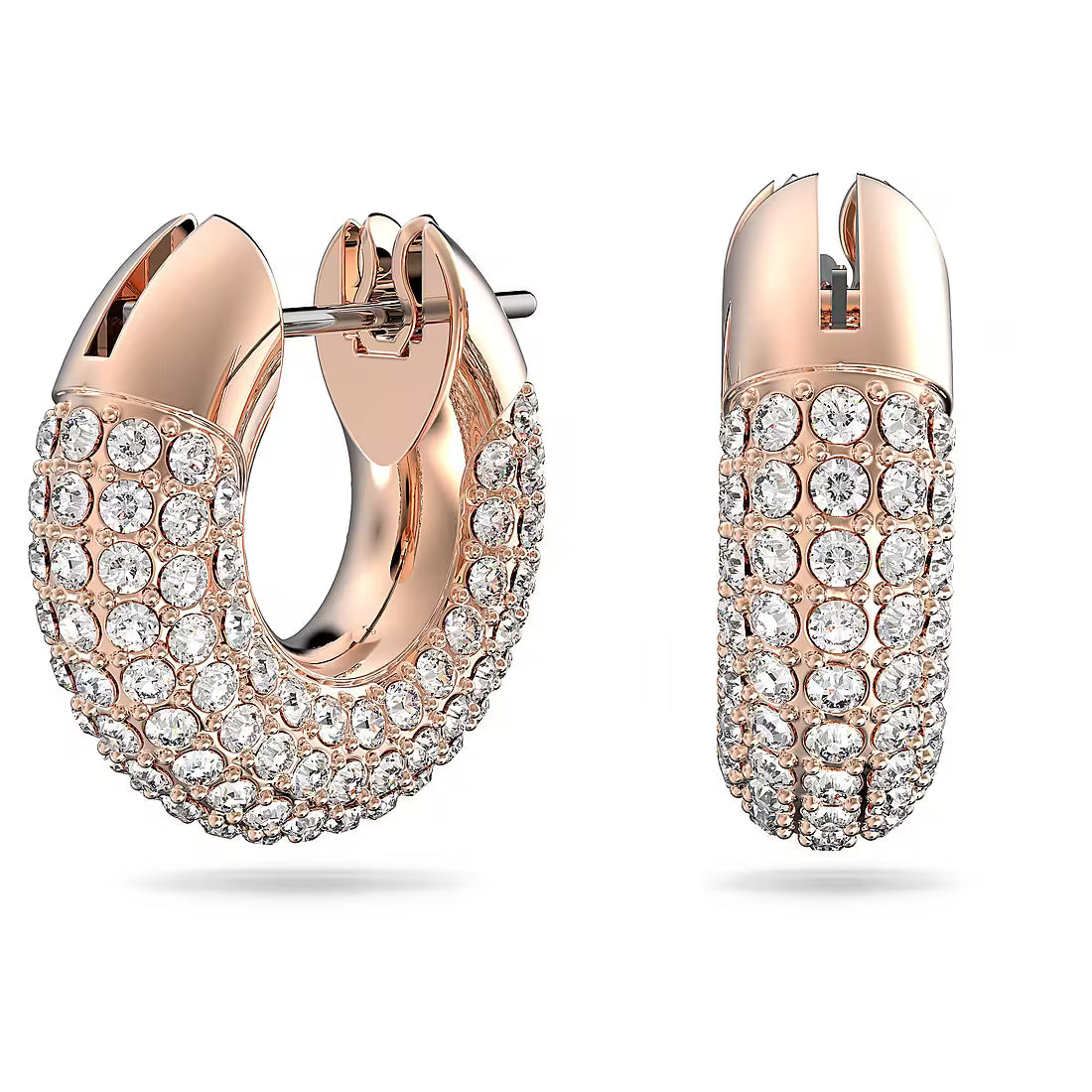 Orecchini a buco rosè DEXTERA Swarovski