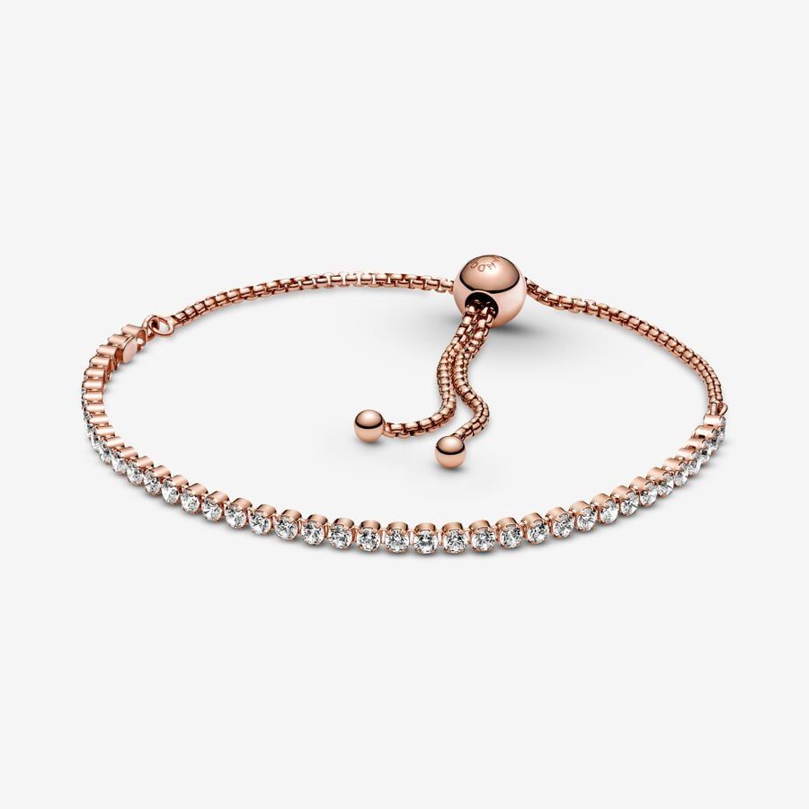 Bracciale Tennis con Chiusura Regolabile