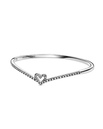 Bracciale RIGIDO CUORE CHEVRON Pandora-599297C01-1