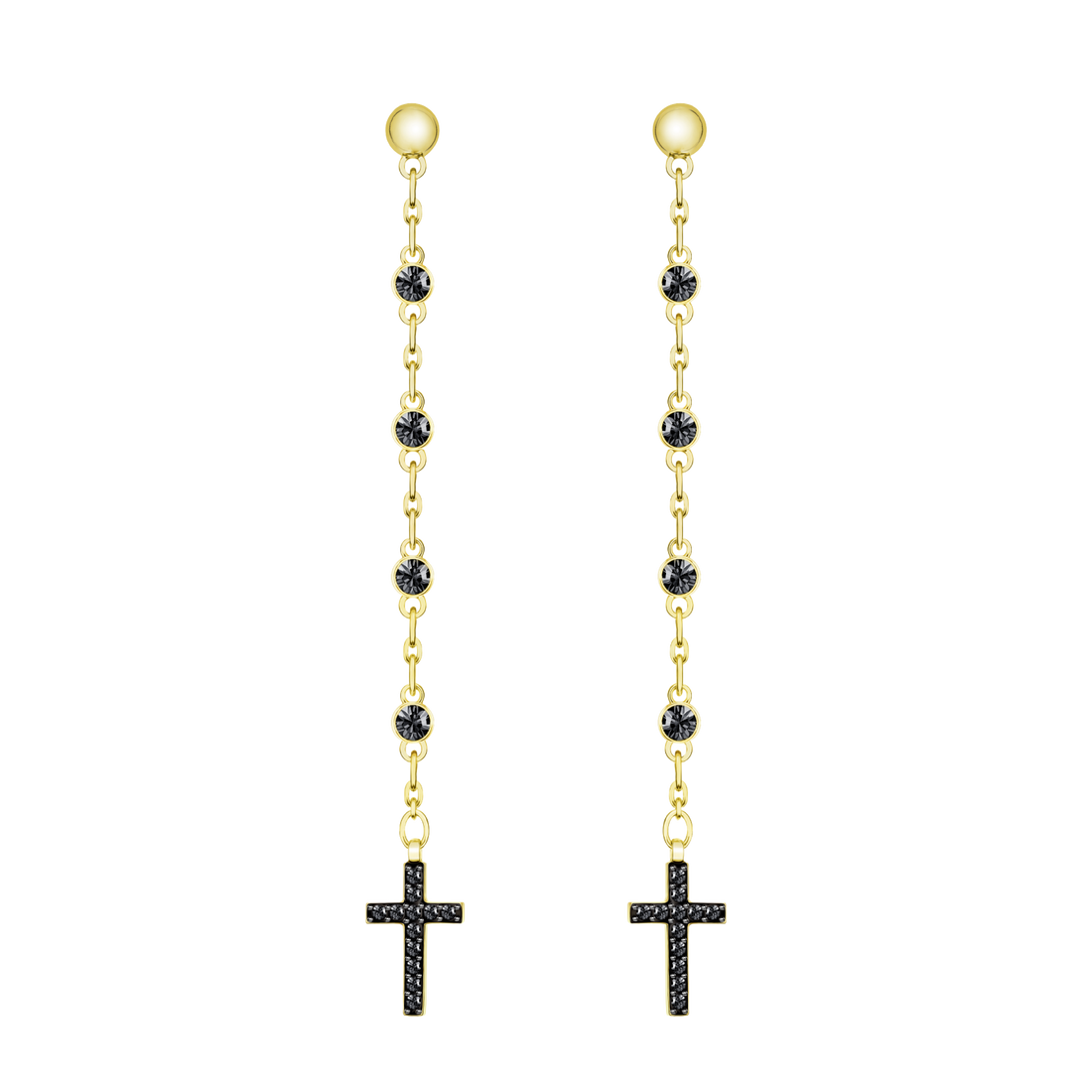 Orecchini MINI CROSS Swarovski