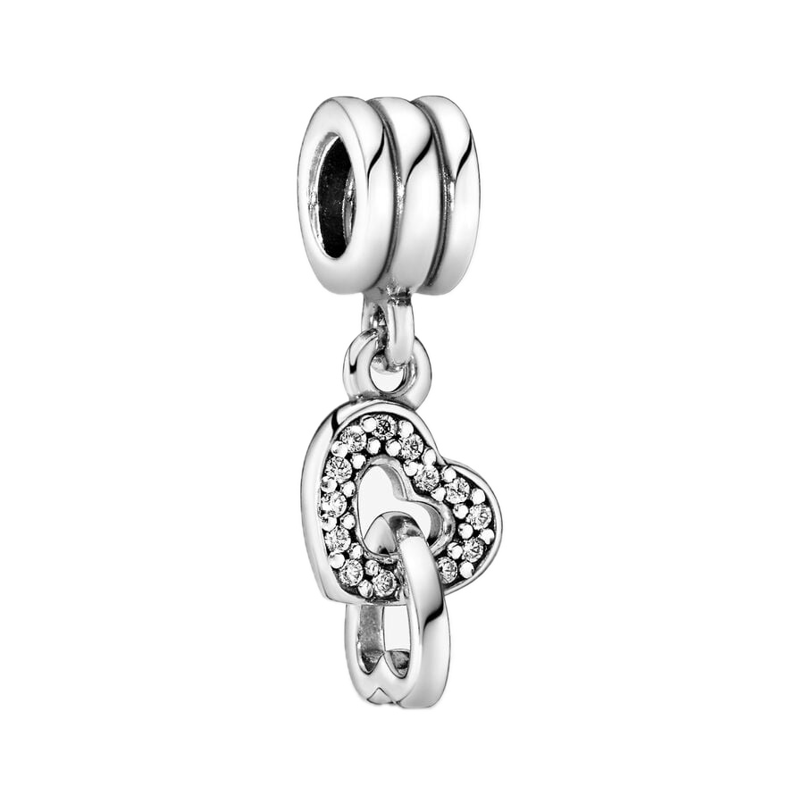 Charm Pendente CUORI INTRECCIATI Pandora-791242CZ