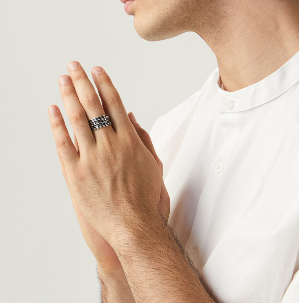 Anello Uomo INTRECCI Giovanni Raspini