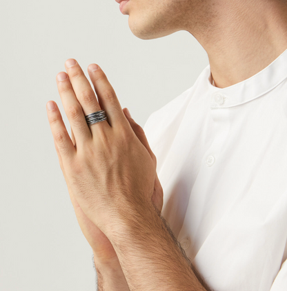 Anello Uomo INTRECCI Giovanni Raspini