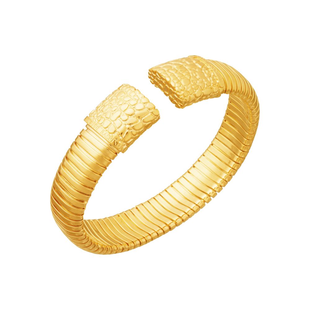 Bracciale TUBOGAS CROCO DORATO Giovanni Raspini