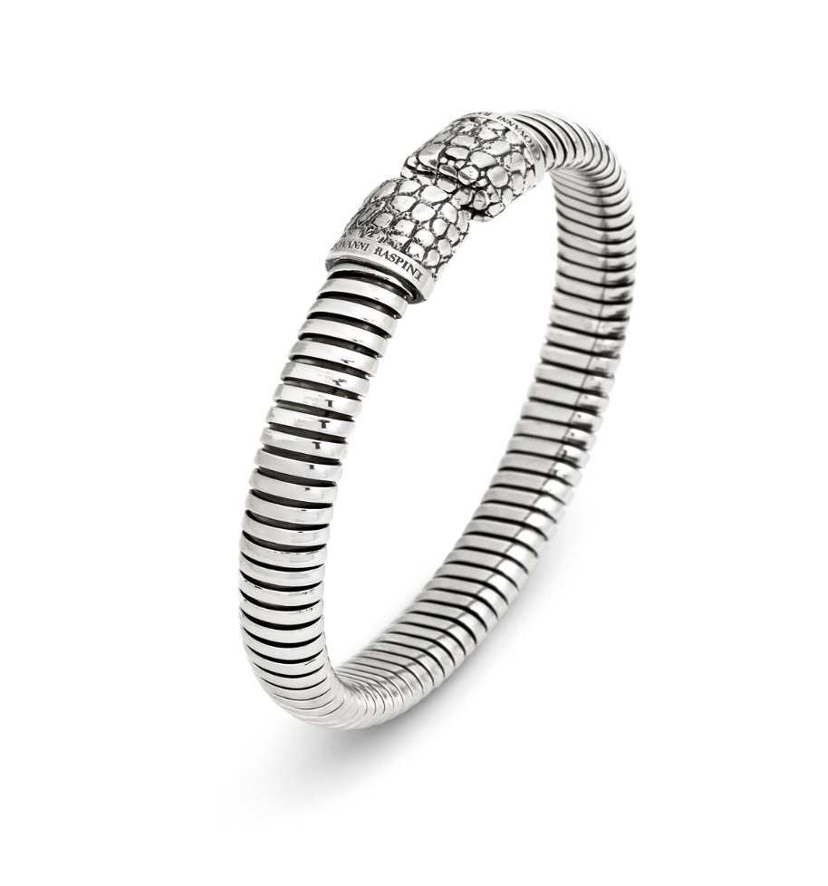 Bracciale TUBOGAS CROCO MEDIO Giovanni Raspini