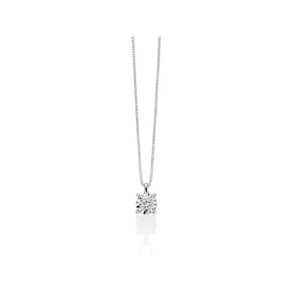 Collana Donna PUNTO LUCE Diamante Puro 0,01 ct Miluna