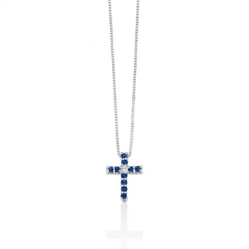 Collana CROCE ZAFFIRI Miluna
