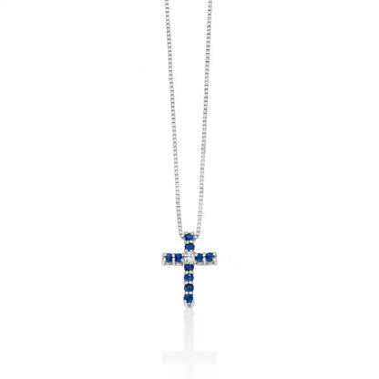 Collana CROCE ZAFFIRI Miluna