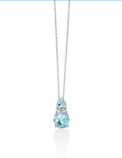 Collana Donna GEMMA DEL CIELO E DIAMANTI Miluna