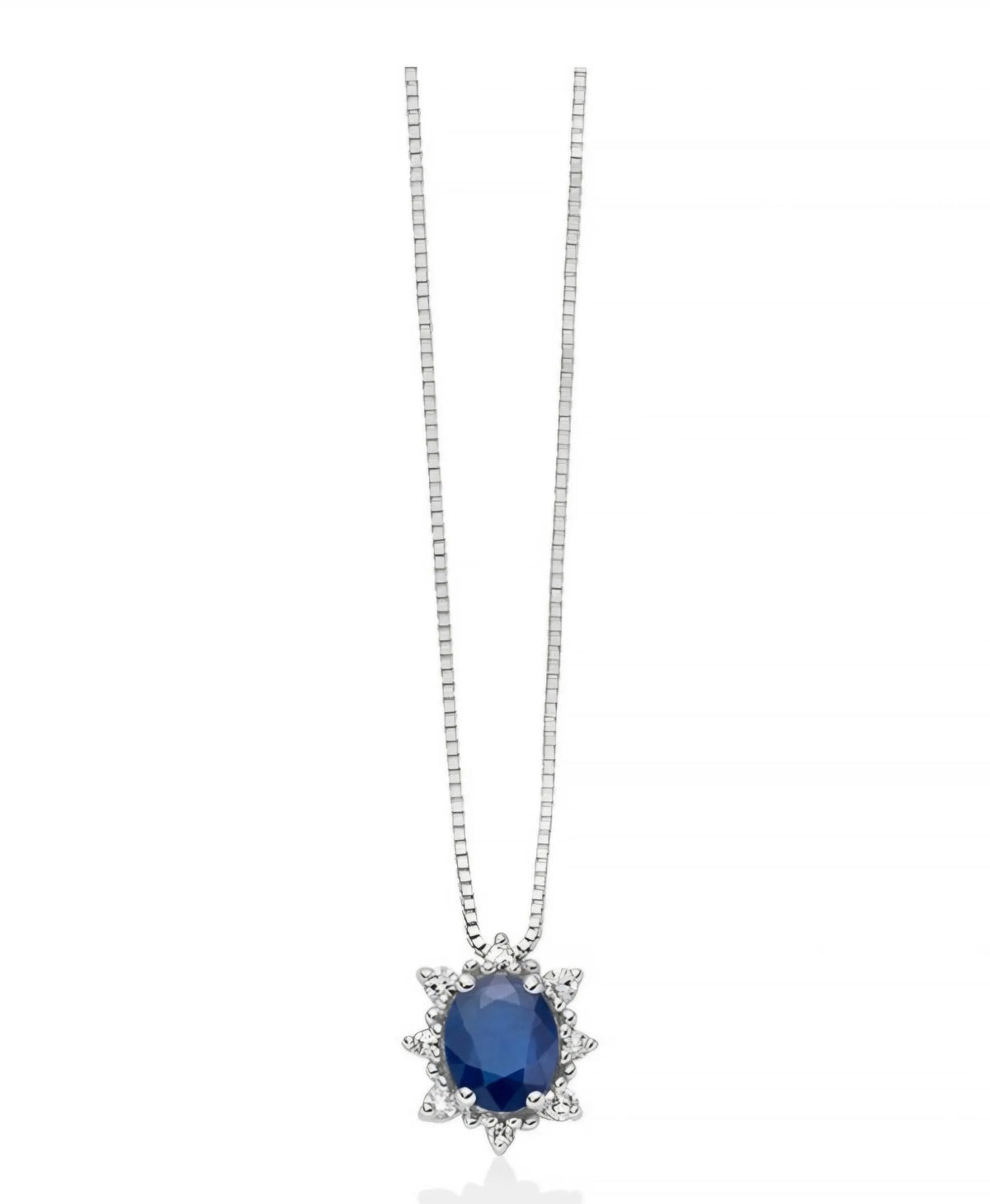 Collana Donna ZAFFIRO E DIAMANTI Miluna