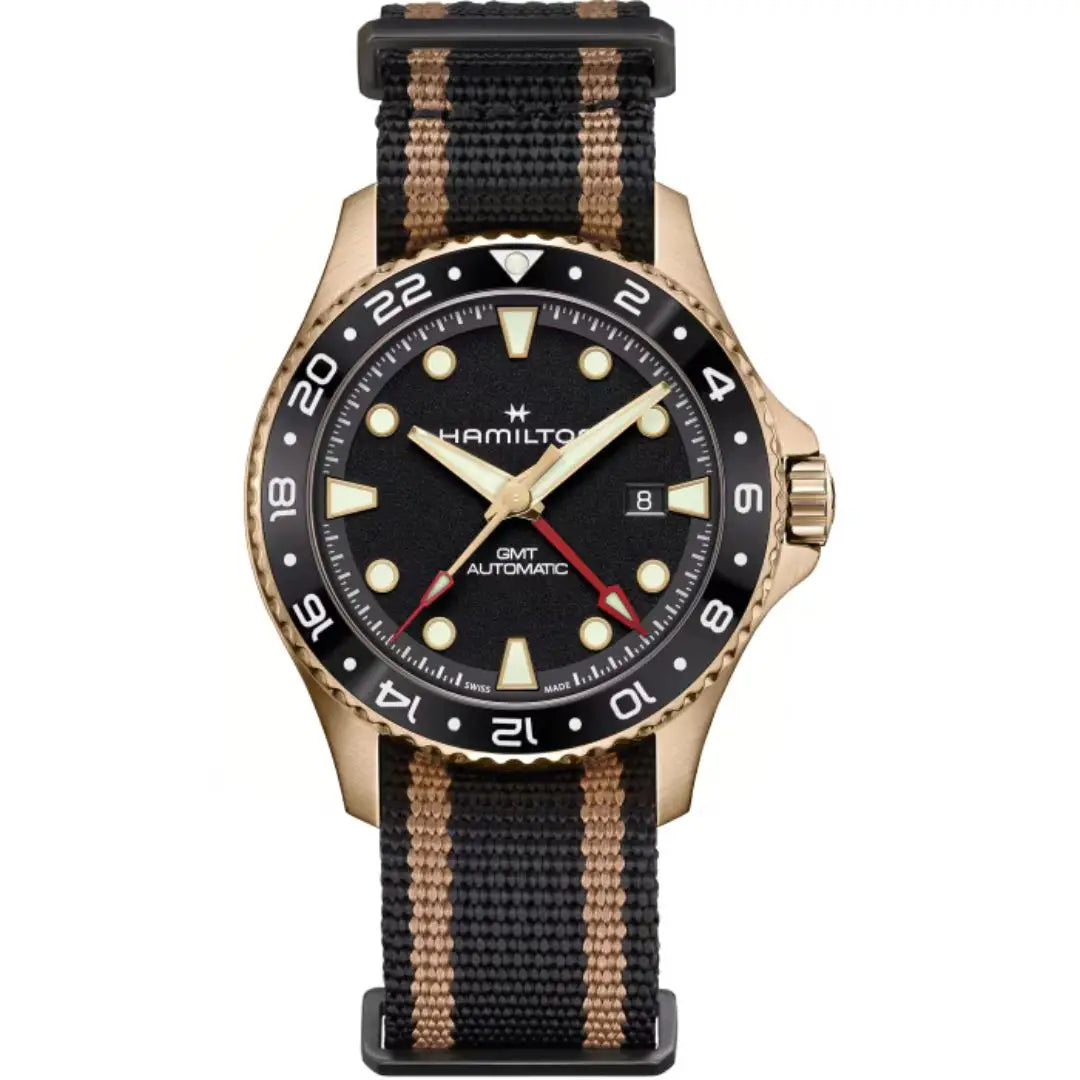 Orologio Hamilton Khaki Scuba GMT Automatic 43mm Bronzo