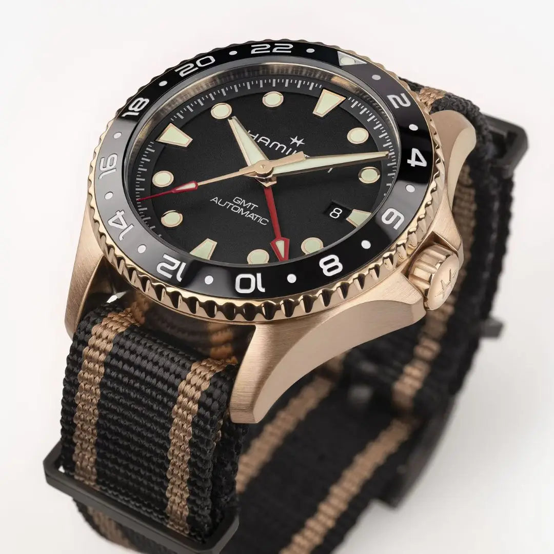 Orologio Hamilton Khaki Scuba GMT Automatic 43mm Bronzo