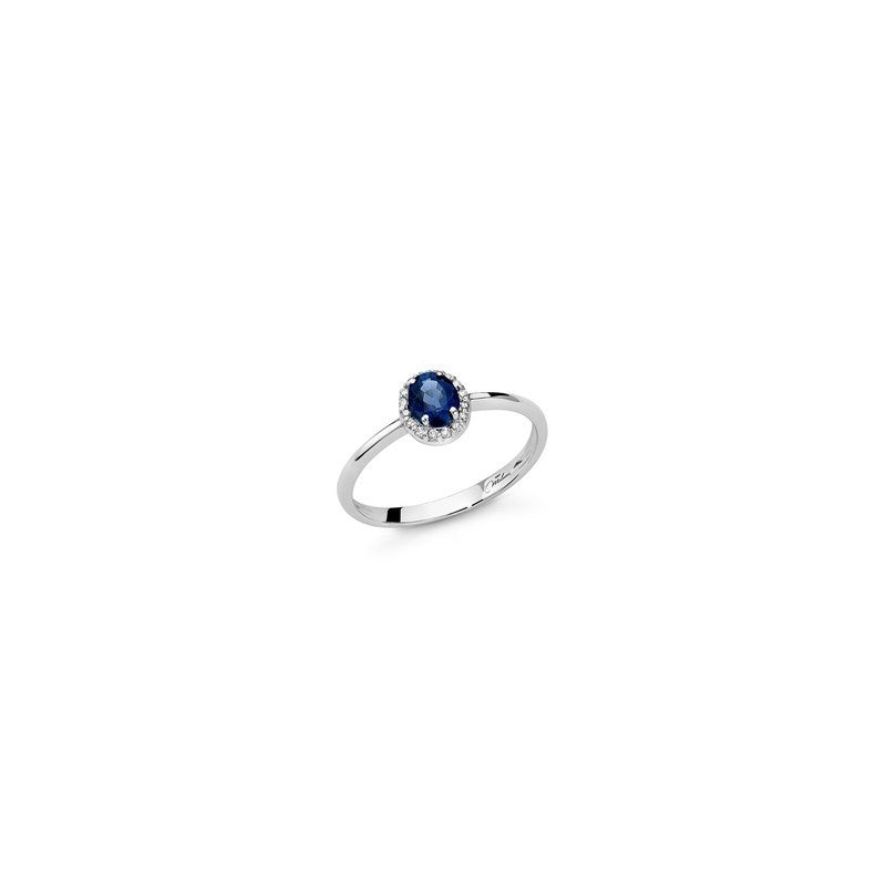Anello Donna SOLITARIO ZAFFIRO Miluna
