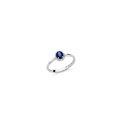 Anello Donna SOLITARIO ZAFFIRO Miluna