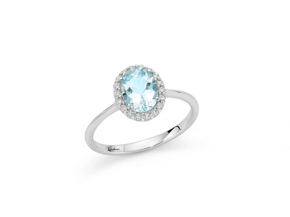 Anello Donna ACQUAMARINA Miluna