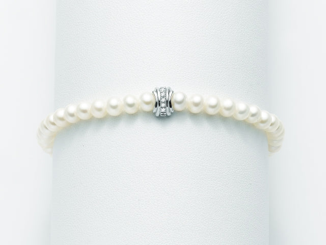 Bracciale Donna PERLE E DIAMANTI Miluna