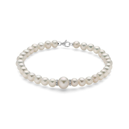 Bracciale Donna PERLE E DIAMANTI Miluna